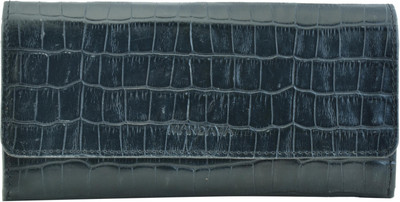 

MANDAVA Women Casual Blue Genuine Leather Wallet(2 Card Slots), Dark blue