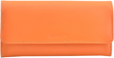 

MANDAVA Women Casual Orange Genuine Leather Wallet(2 Card Slots)