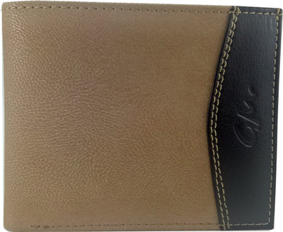 

Gentleman Boys Beige, Brown Artificial Leather Wallet(7 Card Slots)