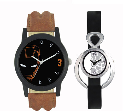 

SRK ENTERPRISE Couple Wrist Watch With Stylish And Designer Printed Dial Fast Selling L_V036 Watch - For Men & Women