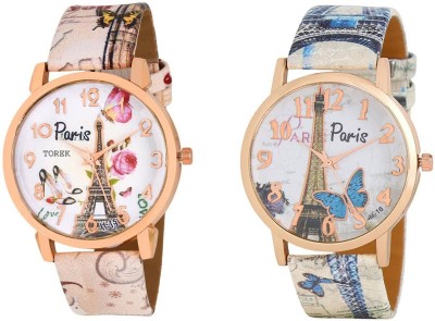 Keepkart 001 002 Effil tower new original paris Dial Multicolour Leather Strap for And Girls And Woman Watch  - For Girls   Watches  (Keepkart)