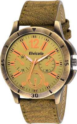 

Elvicalo ELCW12 Light Green Watch - For Men