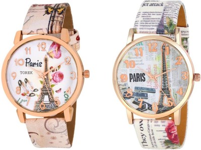 Keepkart 001 003 Effil tower new original paris Dial Multicolour Leather Strap for And Girls And Woman Watch  - For Girls   Watches  (Keepkart)