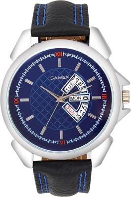 samex STYLISH BLUE DIAL POPULAR NEWEST LATEST FASHIONABLE BRANDED CASUAL WATCH BLUE DIAL IN BIG DIWALI SALE Watch  - For Men   Watches  (SAMEX)