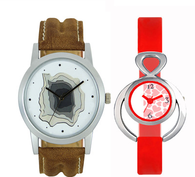 

SRK ENTERPRISE Couple Wrist Watch With Stylish And Designer Printed Dial Fast Selling L_V089 Watch - For Men & Women