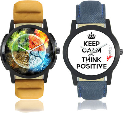 Talgo "4 Elements of Earth" Printed and "Keep Calm" Printed Analog Dial New Trending Combo of 2 Watch Talgo 2017 New Special (Combo) Collection Of 4 Elements of Earth Printed And Keep Calm Printed On Round Shaped Black Dial Analogue Stylish Looked Leather Strap Trendy And New Special Production Firs