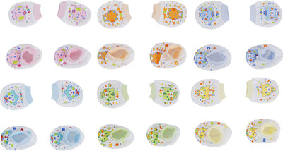 

Aarushi Just born baby mitten and Booties Combo Set(Multicolor)