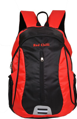 

Red Chilli Duke Rider 21 L Laptop Backpack(Black, Red)