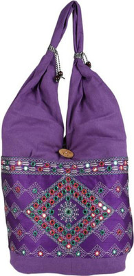 

gsi jhola bag Shoulder Bag(Purple, 5 inch)
