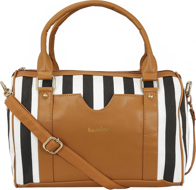 

Bagclan Speedy-Black/white Shoulder Bag(Black, 8 L)