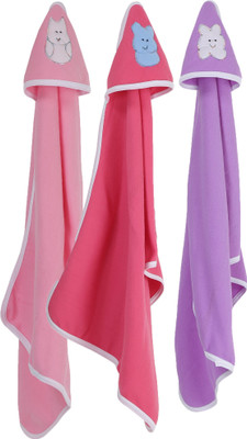 

First Trend Cartoon  Hooded Baby Blanket(Polyester, babypink, Pink, Purple, Pink;purple;babypink