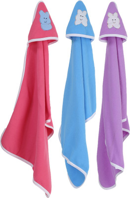 

First Trend Cartoon  Hooded Baby Blanket(Polyester, Pink, Purple, Blue, Blue;pink;purple