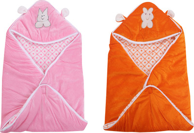 

First Trend Checkered  Baby Sleep Sack(Polyester, Pink, Orange, Orange;pink
