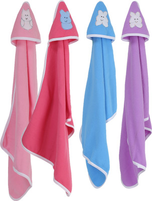 

First Trend Cartoon  Hooded Baby Blanket(Polyester, babypink, Pink, Purple, Blue, Blue;pink;purple;babypink
