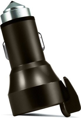 

Power Up 4.8 Amp Turbo Car Charger(Beige), Black