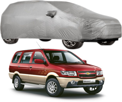 Shompy Car Cover For Chevrolet Tavera (With Mirror Pockets)(Grey)