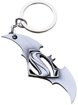 

Skywalk Superhero Batman v Superman:DawnofJustice Keychain Figure Toy Key Ring Locking Key Chain(Silver)
