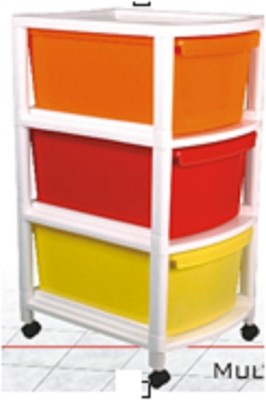 

Wud Kraft Plastic Free Standing Chest of Drawers(Finish Color - multicolor)