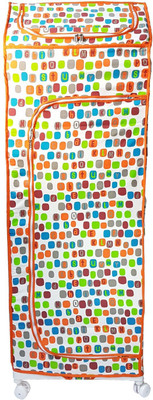 

GoodStart Orange & White Folding Almirah Cotton Collapsible Wardrobe(Finish Color - Orange::White)