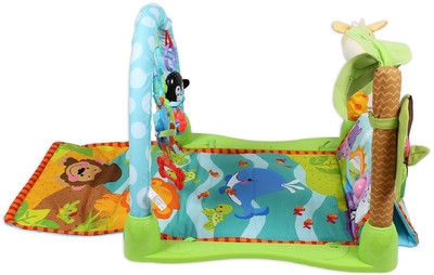 

Goyal 3 in 1 Mix and Match Musical Gym Play mat(Multicolor)