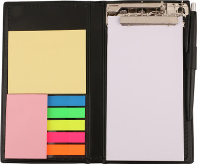 

Kabeer Art 3 Compartments Hard Bound Writing Pad with Pen And Sticky Notes(Multicolor)