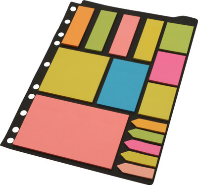 

Kabeer Art 1 Compartments Paper Sticky Notes(Multicolor)