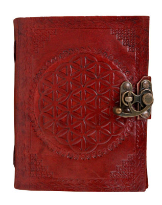 

Crafts A5 Diary(Embossed handmade leather diary, Brown)
