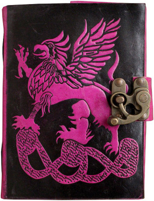 

Anshika International A5 Notebook(diary, black & pink)