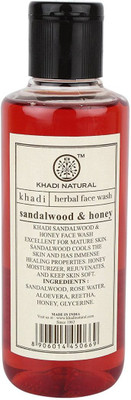 Khadi Natural Sandalwood & Honey Face Wash(420 ml)