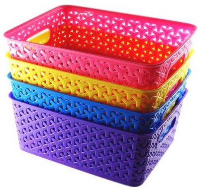 

Jai Narayani Enterprises Plastic Fruit & Vegetable Basket(Multicolor)