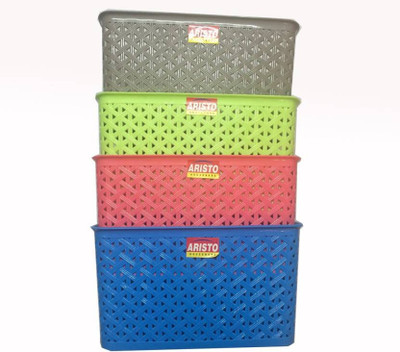 

Jai Narayani Enterprises Plastic Fruit & Vegetable Basket(Multicolor)