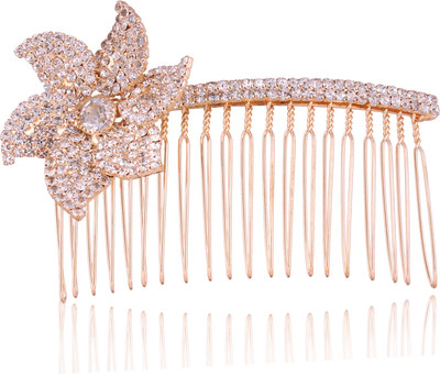 

AccessHer Wedding and Party Wear Bridal hair Accessories Hair Clip/Comb Pin/ Jooda Pin For Girls And Women Hair Pin(White)
