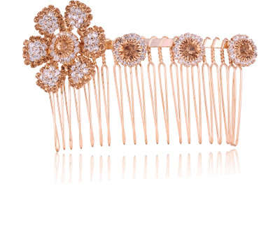 AccessHer Wedding and Party Wear Bridal hair Accessories Hair Clip/Comb Pin/ Jooda Pin For Girls And Women Hair Pin(Gold)