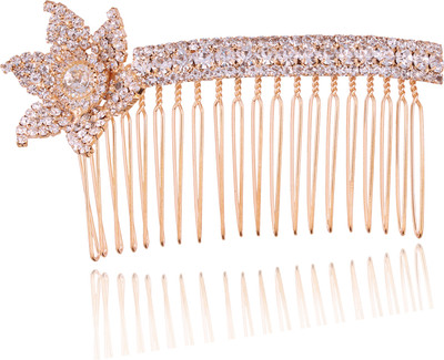 

AccessHer Wedding and Party Wear Bridal hair Accessories Hair Clip/Comb Pin/ Jooda Pin For Girls And Women Hair Pin(White)