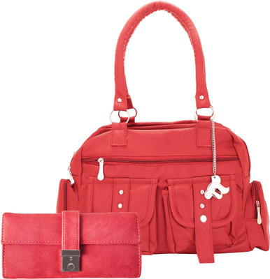 

Lady bar Shoulder Bag(Pink)