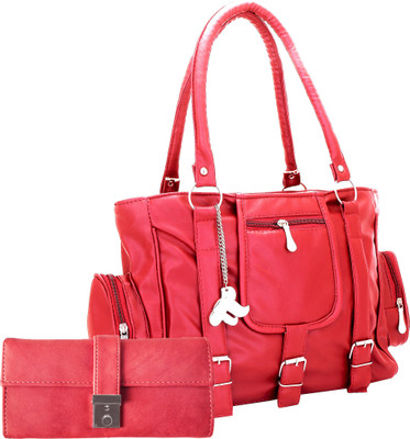 

Lady bar Shoulder Bag(Pink)