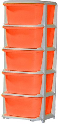 

ShopyBucket High Quality Long lasting Stroage Box Plastic Kitchen Rack(Red)