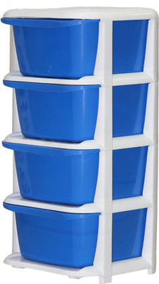 

ShopyBucket High Quality Long lasting Stroage Box Plastic Kitchen Rack(Blue)