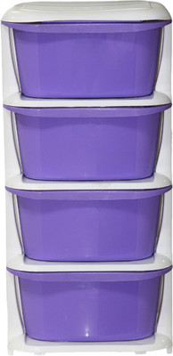 

ShopyBucket High Quality Long lasting Stroage Box Plastic Kitchen Rack(Purple)