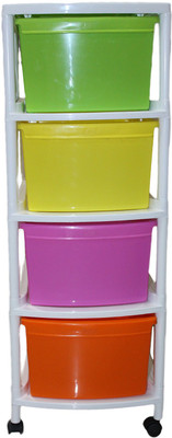 

ShopyBucket High Quality Long lasting Stroage Box Plastic Kitchen Rack(Multicolor)