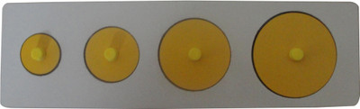 

Little Genius Wooden Size & seriation- Circle(Yellow)