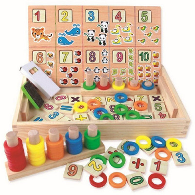 

Munchkinz Educational Donut Learning Number Crunching Wooden Game(Multicolor)