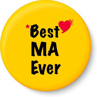 

Peacockride Best MA Ever Fridge Magnet Pack of 1(Multicolor)