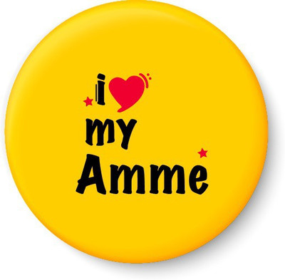 

Peacockride I Love My AMME Fridge Magnet Pack of 1(Multicolor)