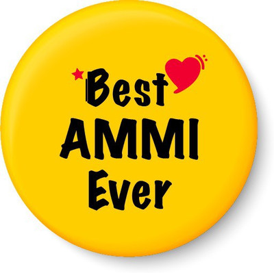 

Peacockride Best AMMI Ever Fridge Magnet Pack of 1(Multicolor)