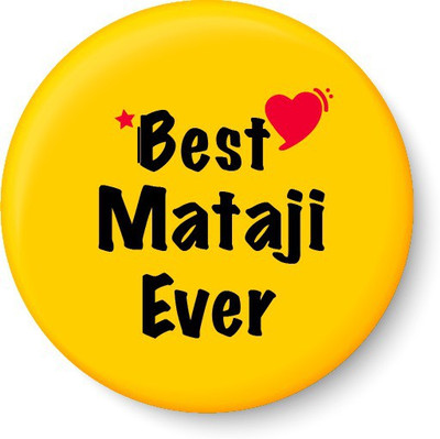 

Peacockride Best Mataji Ever Fridge Magnet Pack of 1(Multicolor)