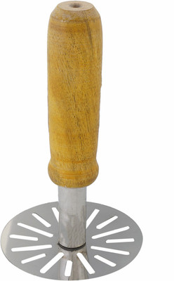 

Magic's Max Stainless Steel Potato Masher Steel, Wood Masher(Yellow, Steel, Pack of 1)