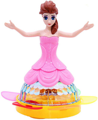 

Smiles Creation Doll with Unique Spin Lightning and Musical ball Toy for kids(Multicolor)