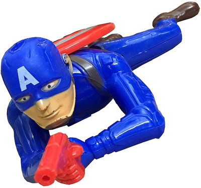 

PRIQ Avengers Super Hero Crawling Captain America(Blue)
