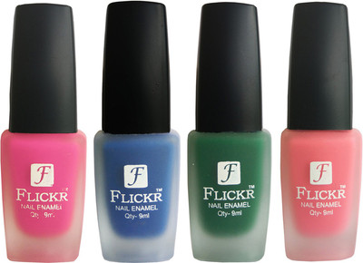 

Flickr VELVET MATTE NAIL Polish Pink,Blue,Green,Peach(Pack of 4)